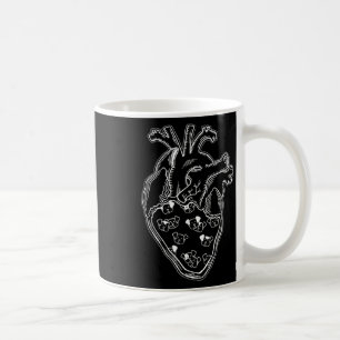 Hond Hond Anatomie Tattoo Stijl Hart Anatomie Koffiemok