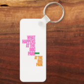 Hond hond puppy liefde grappig sleutelhanger (Achterkant)