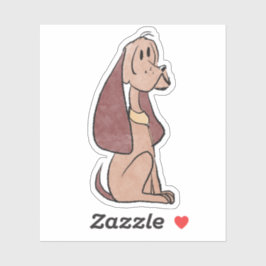 Hond hond sticker