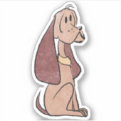 Hond hond sticker (Voorkant)