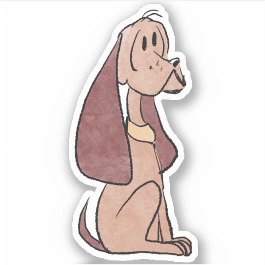 Hond hond sticker (Voorkant)