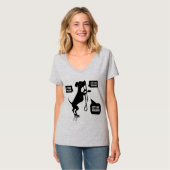Hond, honden, hond Walking, hond Walker T-shirt (Voorkant volledig)