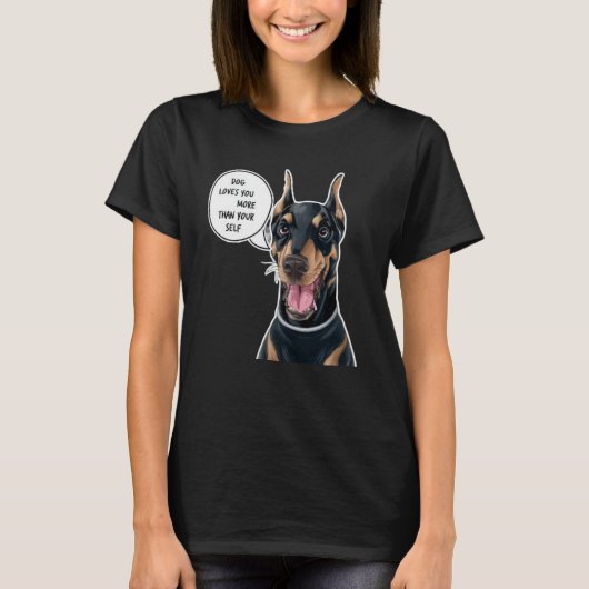 Hond Houdt Van Jou T-shirt (Voorkant)