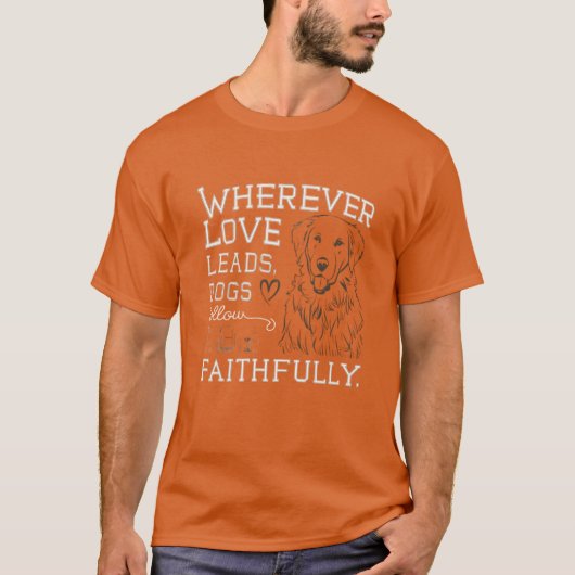 Hond Houdt Van Jou T-shirt (Voorkant)