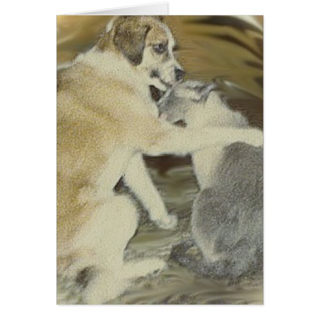 hond houdt van kat (Voorkant)