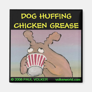 HOND HUFFING magneet $3.00