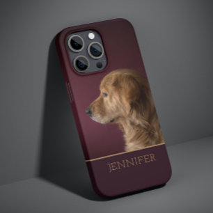 Hond huisdier foto Golden Retriever gepersonalisee Case-Mate iPhone 14 Plus Hoesje