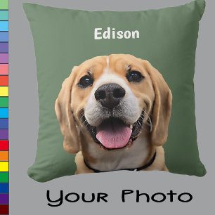 Hond huisdier foto op maat gemaakte kleur cadeau v kussen