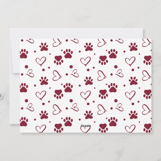 Hond Huisdier Fotocollage Gepersonaliseerde Vrolij Feestdagenkaart (Achterkant)