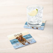 Hond huisdier liefde drankjes party coaster kartonnen onderzetters (Insitu)