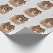 Hond huisdier Sheltie hond Cadeaupapier (Hoek)