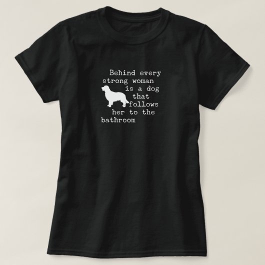 Hond Humor Citaat - Golden Retriever T-shirt (Design voorkant)