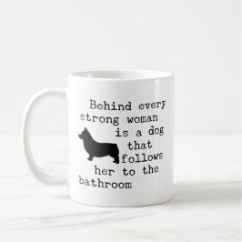 Hond Humor Quote - Corgi Koffiemok