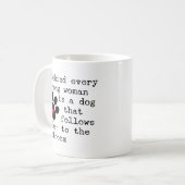 Hond Humor Quote - Dog Paw Koffiemok (Voorkant links)