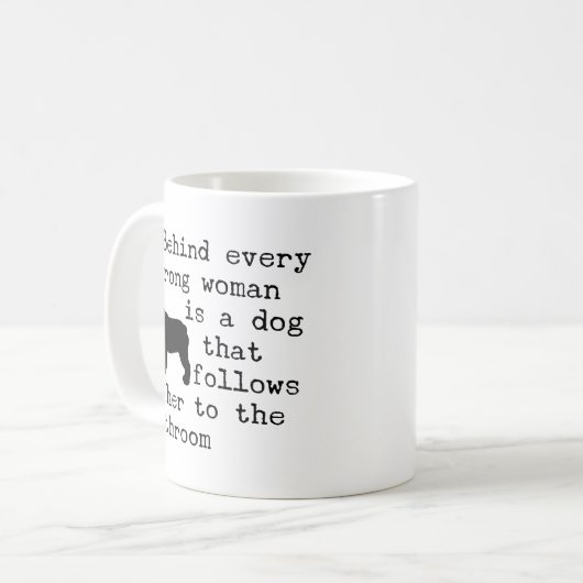 Hond Humor Quote - Franse Bulldog Koffiemok (Voorkant links)