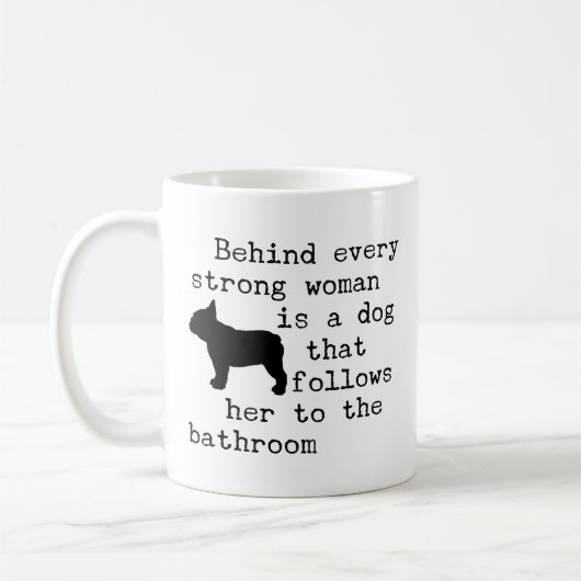Hond Humor Quote - Franse Bulldog Koffiemok (Links)