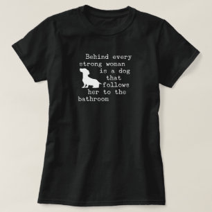 Hond Humor Quote - Saushond T-shirt
