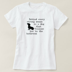 Hond Humor Quote - Teckel T-shirt
