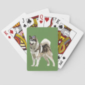 Hond, Husky hond Art Speelkaarten (Achterkant)