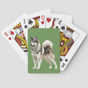 Hond, Husky hond Art Speelkaarten