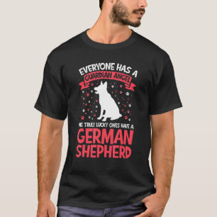 Hond Iedereen Heeft Een Beschermengel Duitse Herd T-shirt