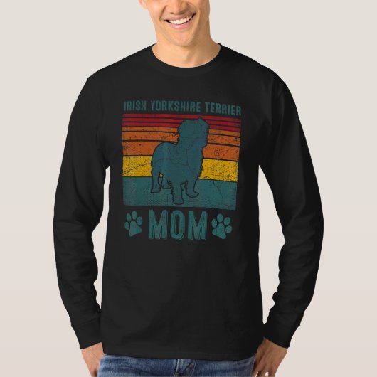 Hond Ierse Yorkshire Terrier Moeder T-shirt (Voorkant)