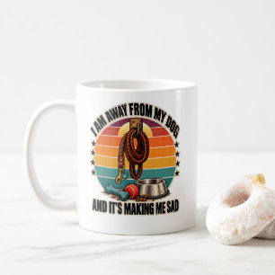 Hond: ik ben weg van mijn hond en het maakt me ver koffiemok