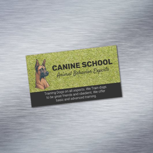 Hond Illustratie | Astroturf Magnetisch Visitekaartje (Voorbeeld)
