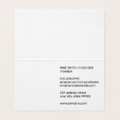 Hond Illustratie | Astroturf Visitekaartje (Binnenkant ongevouwen)