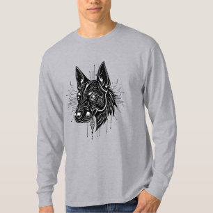 Hond illustratie t-shirt