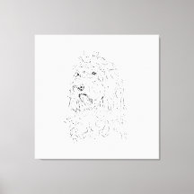 Hond Illustratie, Wand Kunst Cockapoo