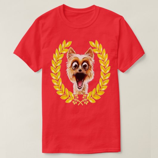 Hond in de eieren 215 t-shirt (Design voorkant)