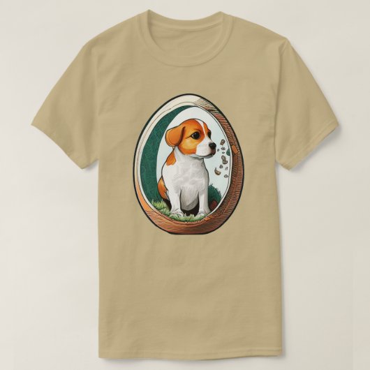 Hond in de eieren 221 t-shirt (Design voorkant)