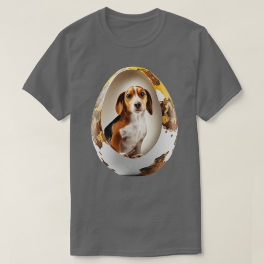 Hond in de eieren 226 t-shirt (Design voorkant)