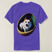 Hond in de eieren 244 t-shirt (Design voorkant)