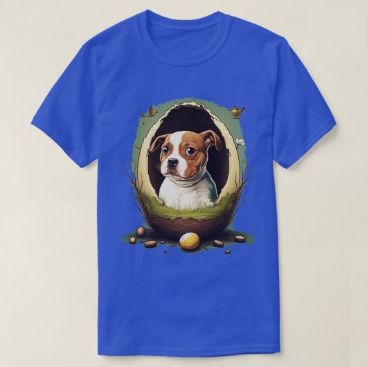 Hond in de eieren 299 t-shirt (Design voorkant)