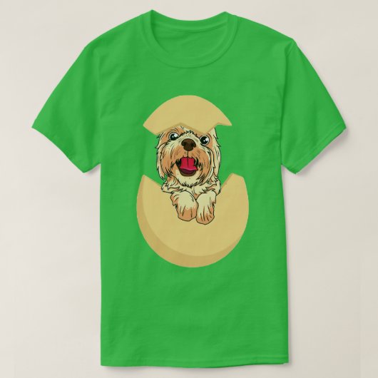 Hond in de eieren 306 t-shirt (Design voorkant)