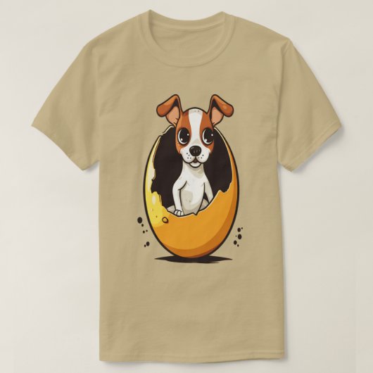 Hond in de eieren 314 t-shirt (Design voorkant)
