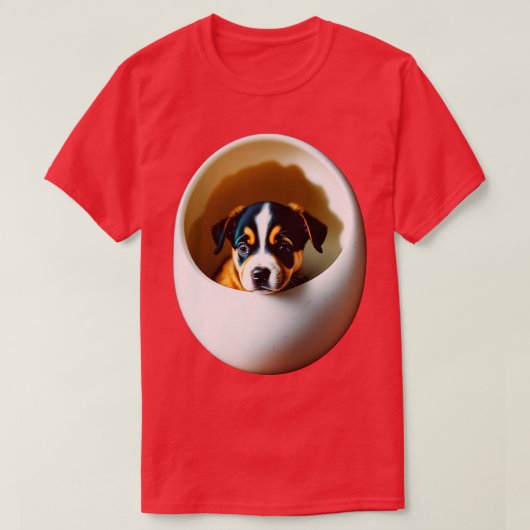Hond in de eieren 97 t-shirt (Design voorkant)