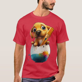 Hond in de eieren in 1998 t-shirt