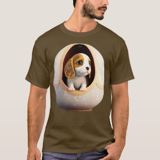 Hond in de eieren nr. 4 t-shirt