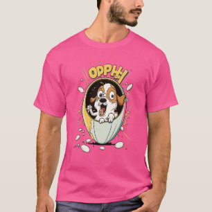Hond in de paaseieren (13) t-shirt