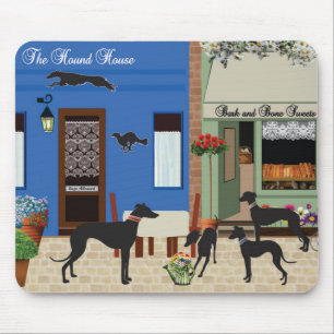 Hond in de stad muismat