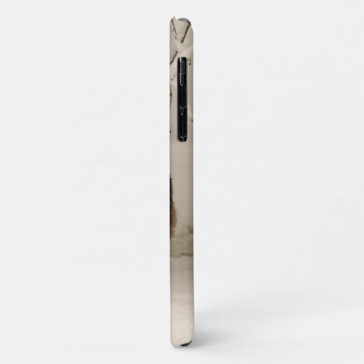 Hond in de winter Case-Mate iPhone case (Achterkant/links)