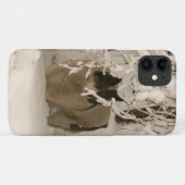 Hond in de winter Case-Mate iPhone case (Achterkant (horizontaal))