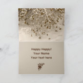 Hond in de winter kaart (Binnen)