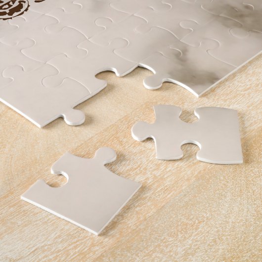 Hond in de winter legpuzzel (Zijkant)