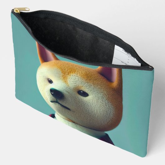 Hond in een pak etui (Open)