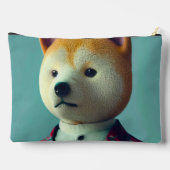 Hond in een pak etui (Achterkant)