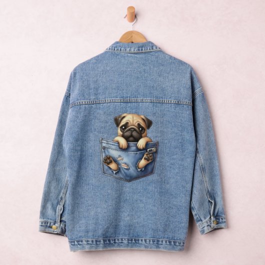 Hond in een zak stoppen denim jacket (Hangar)